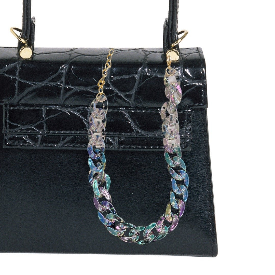 Sparkling Pearl Acrylic Chain 20" | Bag Chain | Phone Chain -